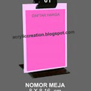 Nomor Meja 08